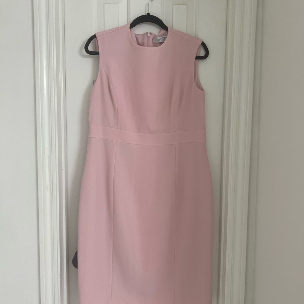Elegant Pink Sleeveless Dress